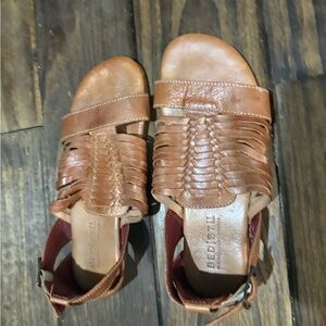 BED|STU Women's Brown Leather Sandals